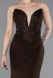 Brown Long Evening Dress ABU5568