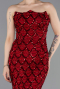 Red Long Scaly Evening Dress ABU5701