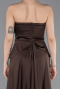 Brown Long Dantelle Evening Dress ABU5615