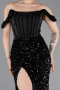 Long Black Evening Dress ABU6087
