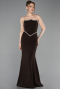 Long Brown Mermaid Prom Dress ABU6092