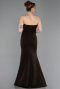 Long Brown Mermaid Prom Dress ABU6092