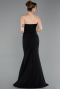 Long Black Mermaid Prom Dress ABU6092