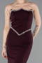 Long Cherry Colored Mermaid Prom Dress ABU6092