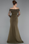 Long Olive Drab Evening Dress ABU6101