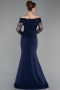 Long Navy Blue Evening Dress ABU6101