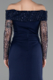 Long Navy Blue Evening Dress ABU6101