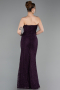 Long Purple Dantelle Prom Gown ABU6077