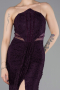 Long Purple Dantelle Prom Gown ABU6077