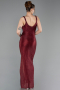 Long Burgundy Prom Gown ABU6105