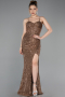 Long Copper Prom Gown ABU6106
