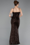 Long Brown Prom Gown ABU6106