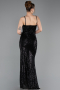 Long Black Prom Gown ABU6106
