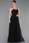 Long Black Evening Dress ABU6108