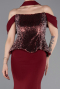 Long Burgundy Evening Dress ABU6094