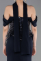 Long Navy Blue Evening Dress ABU6094