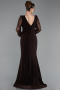 Brown Long Evening Dress ABU3008