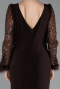 Brown Long Evening Dress ABU3008