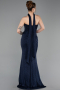 Long Navy Blue Evening Dress ABU6112