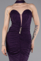 Long Purple Evening Dress ABU6112