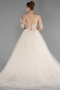 Long Beige Evening Dress ABU6113