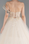 Long Beige Evening Dress ABU6113