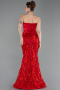 Long Red Evening Dress ABU6114