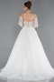 Long White Dantelle Wedding Dress ABG195