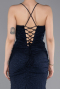 Long Navy Blue Prom Gown ABU6115