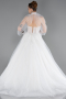 Long White Dantelle Wedding Dress ABG193
