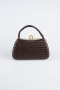 Brown Leather Night Bag KC752