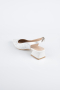 Silver Beaded Evening Shoe AB2100