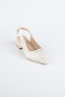 Mink Beaded Evening Shoe AB2100