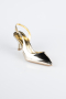 Gold Mirror Evening Shoe AB2102