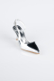Silver Mirror Evening Shoe AB2102