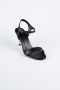 Black Leather Evening Shoe AB2112