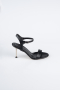Black Leather Evening Shoe AB2112