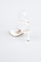 White Patent Leather Evening Shoe AB2113