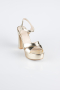 Gold Skin Platform Heel ABC2104