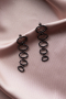 Black Earring UK569