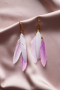 Purple Earring UK944