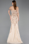 Long Gold Haute Couture Dress ABU6116