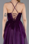 Long Purple Prom Gown ABU6123