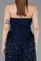Long Navy Blue Scaly Evening Dress ABU6124