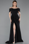 Long Black Evening Dress ABU6126