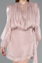 Mini Powder Color Chiffon Cocktail Dress ABK2617