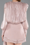 Mini Powder Color Chiffon Cocktail Dress ABK2617