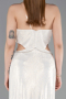 Long Beige Prom Gown ABU6127