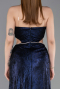 Long Navy Blue Prom Gown ABU6127