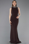Long Brown Mermaid Evening Gown ABU6128